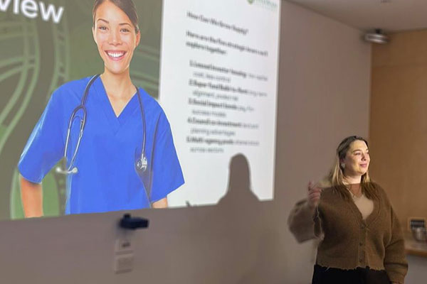 Kirsty Waterford was part of a strategy workshop at University of South Australia’s Mount Gambier campus with the Limestone Coast Local Health Network SA Health