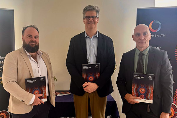 Proud moment in Newcastle as MedHealth launches its Reconciliation Action Plan, shaped in partnership with Anaiwan Advisory.
